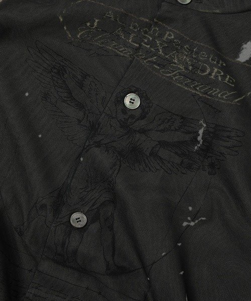 MASU(エムエーエスユー)の「ANGEL DIAGRAM LAYERED CARDIGAN(カーディガン/ボレロ・メンズ・ブラック/アイボリー・46/48)」の5枚目の写真