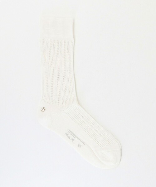 MARCOMONDE（マルコモンド）の「＜MARCOMONDE＞Eyelet ソックス（ソックス/靴下・レディース・ホワイト/レッド/ブラック・FREE）」の2枚目の写真