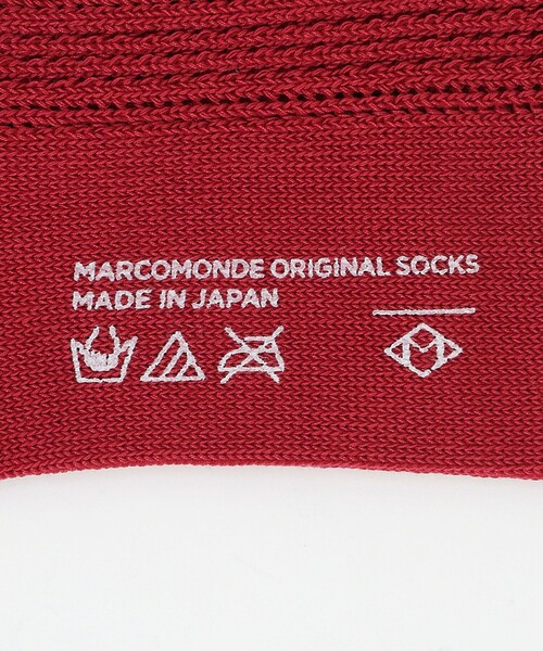 MARCOMONDE（マルコモンド）の「＜MARCOMONDE＞Eyelet ソックス（ソックス/靴下・レディース・ホワイト/レッド/ブラック・FREE）」の6枚目の写真