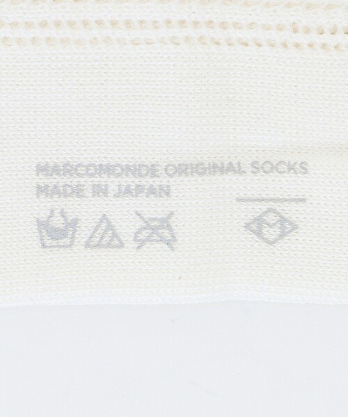 MARCOMONDE（マルコモンド）の「＜MARCOMONDE＞Eyelet ソックス（ソックス/靴下・レディース・ホワイト/レッド/ブラック・FREE）」の9枚目の写真