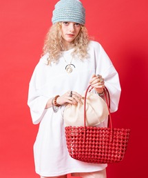 an meets zakka（アンミツザッカ）の「an meets zakka カゴトートバッグ（かごバッグ）」