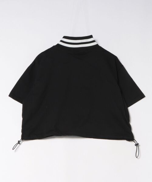 GORGE(ゴージ)の「《ハーフジップ×ワンポイント刺繍》カットソー/ストリート/春夏秋/全3色(Tシャツ/カットソー・レディース・ブラック/オートミール/ネイビー・F)」の4枚目の写真