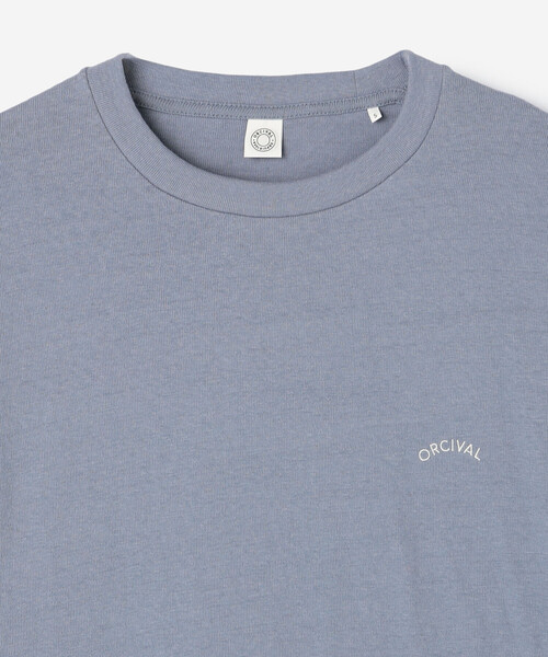 ORCIVAL(オーシバル)の「ORCIVAL | アンイーブンジャージー 刺繍ショートスリーブTシャツ MEN(Tシャツ/カットソー・メンズ・ライトグリーン/オフホワイト/サックスブルー/ブルー系その他5・5/4)」の7枚目の写真