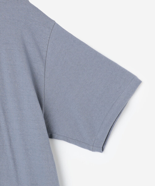 ORCIVAL(オーシバル)の「ORCIVAL | アンイーブンジャージー 刺繍ショートスリーブTシャツ MEN(Tシャツ/カットソー・メンズ・ライトグリーン/オフホワイト/サックスブルー/ブルー系その他5・5/4)」の8枚目の写真