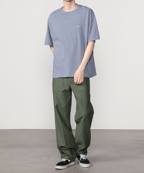 ORCIVAL(オーシバル)の「ORCIVAL | アンイーブンジャージー 刺繍ショートスリーブTシャツ MEN(Tシャツ/カットソー・メンズ・ライトグリーン/オフホワイト/サックスブルー/ブルー系その他5・5/4)」の14枚目の写真