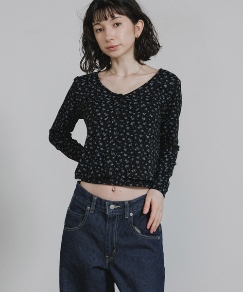 Flower Lace Camisole＆Cardigan SET / 花柄レースキャミソール