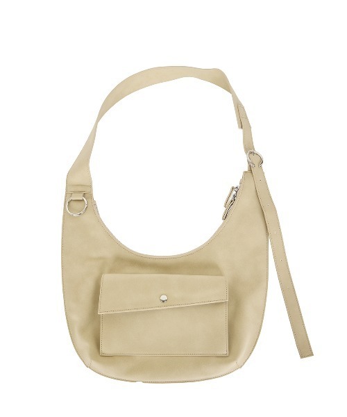 Ameri(アメリ)の「BODY FIT SHOULDER BAG(ショルダーバッグ・レディース・ベージュ/アッシュブラウン/ライトブルー・FREE)」の9枚目の写真