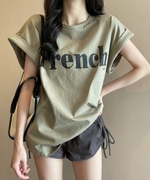 【大人カジュアル】ワンポイントプリントTシャツ