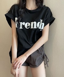 【大人カジュアル】ワンポイントプリントTシャツ