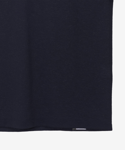 MINDBRIDGE(マインドブリッジ)の「組織変形カラーTシャツ(ポロシャツ・メンズ・ダークネイビー・95/100/105/110)」の6枚目の写真