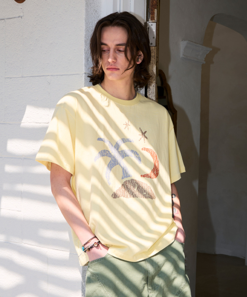 SSERPE(セルぺ)の「トロピカル半袖Tシャツイエロー(Tシャツ/カットソー・レディース・その他・1/2)」の3枚目の写真
