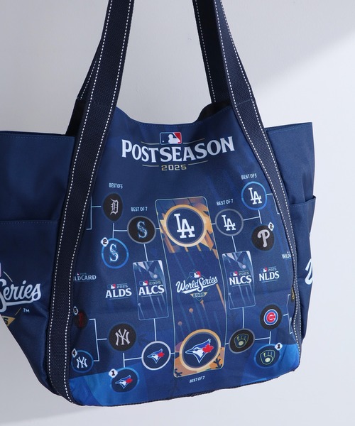 MLB(メジャーリーグベースボール)の「【MLB/メジャーリーグベースボール】アソート ワールドシリーズデザイン トートバッグ(トートバッグ・メンズ・ネイビー系/ブルー系・FREE)」の9枚目の写真
