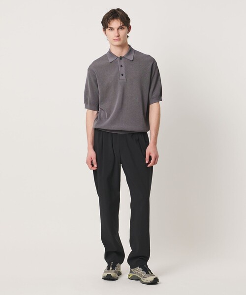 UNITED ARROWS(ユナイテッドアローズ)の「サマーポリエステル ナチュラルポプリン オールギャザー 1プリーツ イージーパンツ(その他パンツ・メンズ・ブラック/ダークグレー/ベージュ・S/L/M/XL)」の5枚目の写真