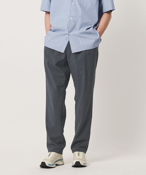 UNITED ARROWS(ユナイテッドアローズ)の「サマーポリエステル ナチュラルポプリン オールギャザー 1プリーツ イージーパンツ(その他パンツ・メンズ・ブラック/ダークグレー/ベージュ・S/L/M/XL)」の8枚目の写真