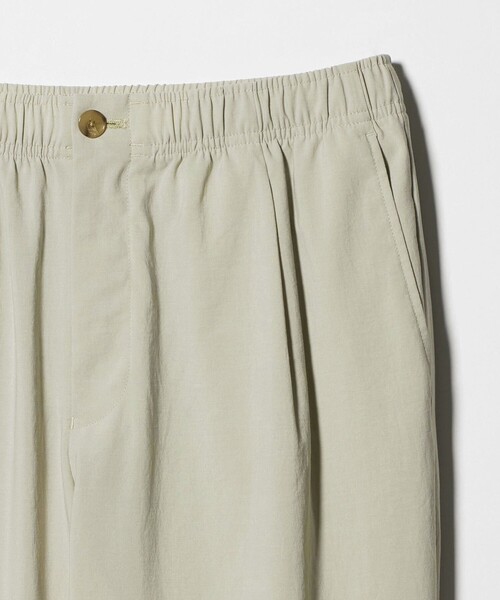 UNITED ARROWS（ユナイテッドアローズ）の「サマーポリエステル ナチュラルポプリン オールギャザー 1プリーツ イージーパンツ（その他パンツ・メンズ・ブラック/ダークグレー/ベージュ・S/L/M/XL）」の12枚目の写真
