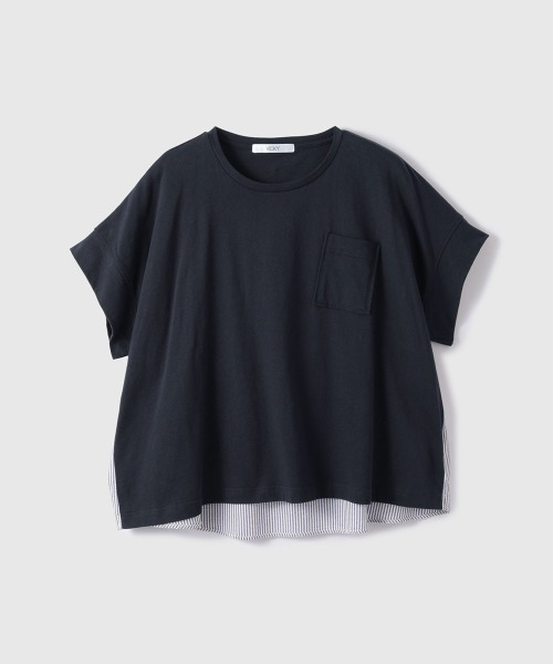 VICKY（ビッキー）の「ストライプ切替プルオーバー（Tシャツ/カットソー・レディース・オフホワイト/ネイビー・M）」の10枚目の写真