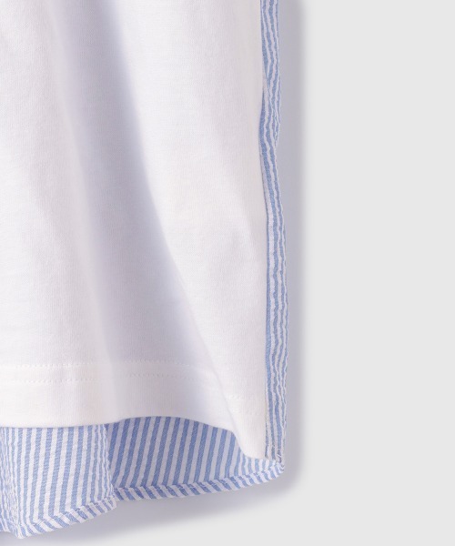 VICKY（ビッキー）の「ストライプ切替プルオーバー（Tシャツ/カットソー・レディース・オフホワイト/ネイビー・M）」の22枚目の写真