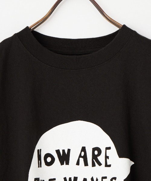 FUNG（ファング）の「[FUNG/ファング] WAVES SB カットオフ プリントTシャツ（Tシャツ/カットソー・レディース・ブラック/ホワイト・M）」の16枚目の写真