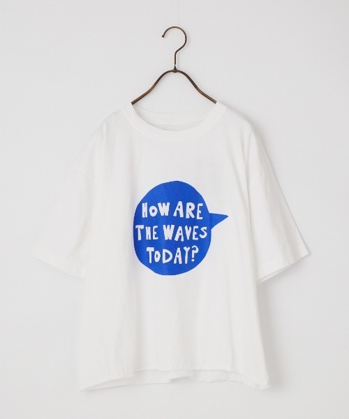 FUNG（ファング）の「[FUNG/ファング] WAVES SB カットオフ プリントTシャツ（Tシャツ/カットソー・レディース・ブラック/ホワイト・M）」の13枚目の写真