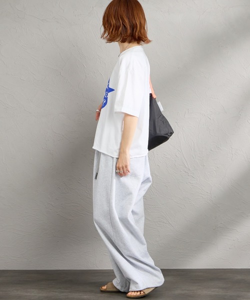 FUNG（ファング）の「[FUNG/ファング] WAVES SB カットオフ プリントTシャツ（Tシャツ/カットソー・レディース・ブラック/ホワイト・M）」の9枚目の写真
