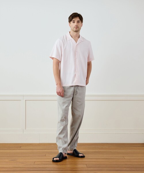 JAMES PERSE(ジェームスパース)の「ストレッチリネン ジョガーパンツ MLIM1437(その他パンツ・メンズ・ブラック/グレー系その他2・1)」の12枚目の写真