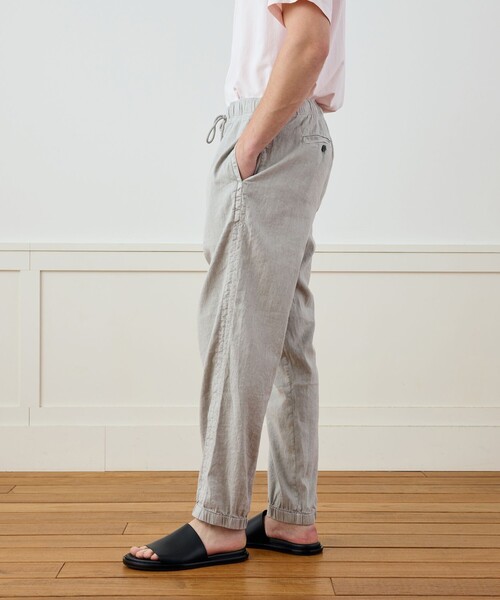 JAMES PERSE(ジェームスパース)の「ストレッチリネン ジョガーパンツ MLIM1437(その他パンツ・メンズ・ブラック/グレー系その他2・1)」の10枚目の写真