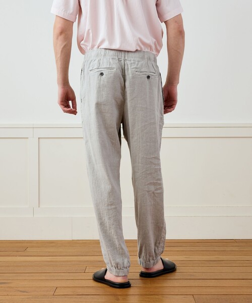 JAMES PERSE(ジェームスパース)の「ストレッチリネン ジョガーパンツ MLIM1437(その他パンツ・メンズ・ブラック/グレー系その他2・1)」の9枚目の写真