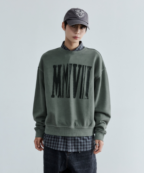 MAISON MINED（メゾンミネド）の「MMXVIII VINTAGE SWEATSHIRT DUSTY MINT（スウェット・メンズ・その他・MEDIUM/LARGE/SMALL）」の10枚目の写真