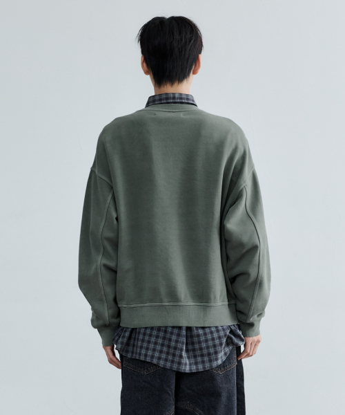 MAISON MINED（メゾンミネド）の「MMXVIII VINTAGE SWEATSHIRT DUSTY MINT（スウェット・メンズ・その他・MEDIUM/LARGE/SMALL）」の8枚目の写真
