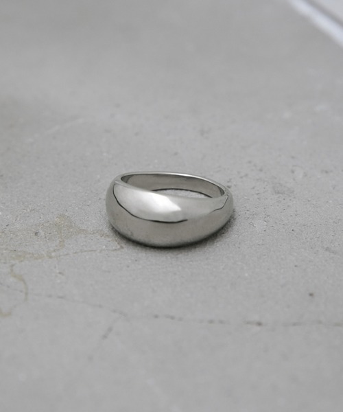 LUENNA(ルエナ)の「【LUENNA】Minimal Stainless Ring / ミニマルステンレスリング(サージカルステンレス304)(リング・メンズ・シルバー系1/シルバー系2・16号/18号)」の2枚目の写真