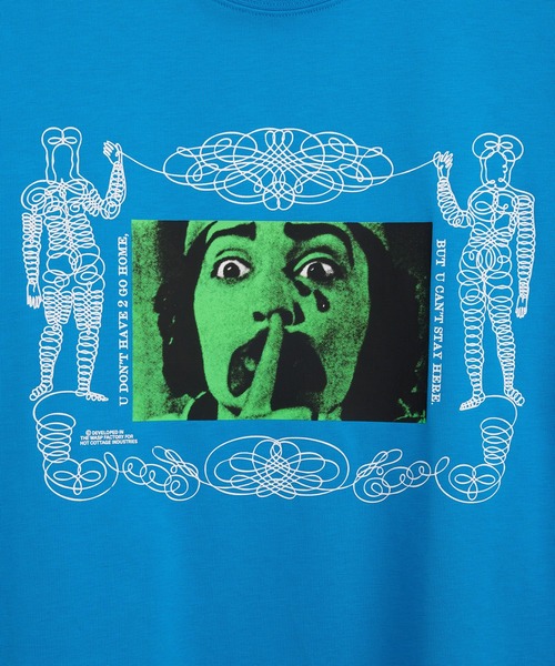 VANS(バンズ)の「ED DAVIS Tシャツ / ED DAVIS SS TEE Bright Azure VN000VTBFNM1(Tシャツ/カットソー・メンズ・ブルー・XX-LARGE/X-LARGE/LARGE/MEDIUM/SMALL)」の5枚目の写真