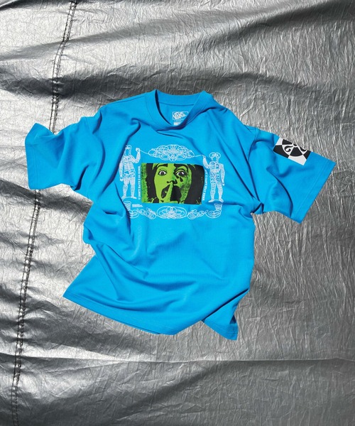 VANS(バンズ)の「ED DAVIS Tシャツ / ED DAVIS SS TEE Bright Azure VN000VTBFNM1(Tシャツ/カットソー・メンズ・ブルー・XX-LARGE/X-LARGE/LARGE/MEDIUM/SMALL)」の12枚目の写真