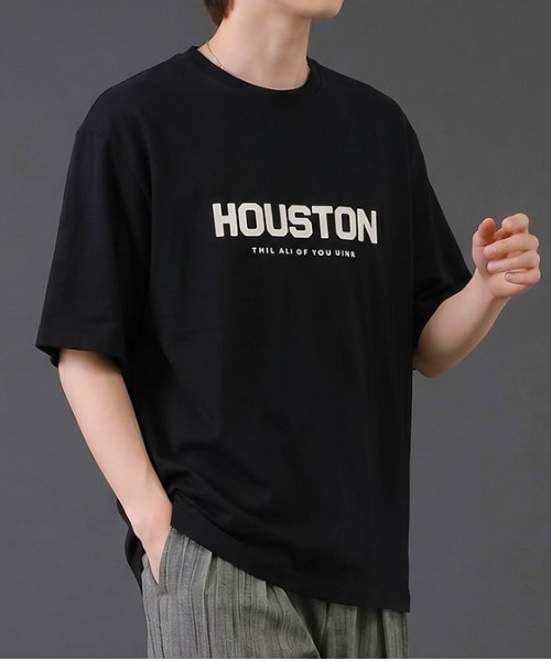revertical(リバーティカル)の「バックアートベアプリント半袖Tシャツ/フロントロゴ カットソー(Tシャツ/カットソー・メンズ・ブラック/ホワイト・LARGE/MEDIUM)」の8枚目の写真