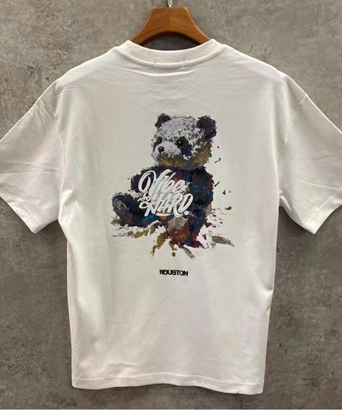 revertical(リバーティカル)の「バックアートベアプリント半袖Tシャツ/フロントロゴ カットソー(Tシャツ/カットソー・メンズ・ブラック/ホワイト・LARGE/MEDIUM)」の15枚目の写真