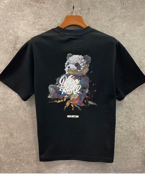 revertical(リバーティカル)の「バックアートベアプリント半袖Tシャツ/フロントロゴ カットソー(Tシャツ/カットソー・メンズ・ブラック/ホワイト・LARGE/MEDIUM)」の19枚目の写真