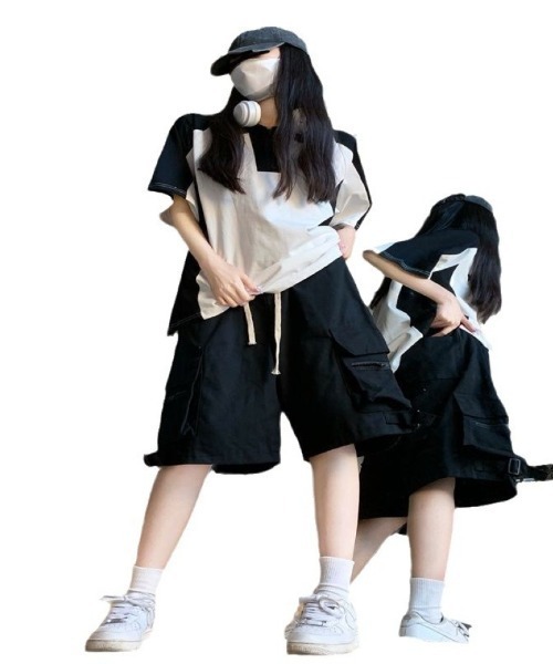 Ritzy(リッツィー)の「両サイド 大型のカーゴポケット パンツ(その他パンツ・レディース・レッド/ブラック・M/L)」の7枚目の写真