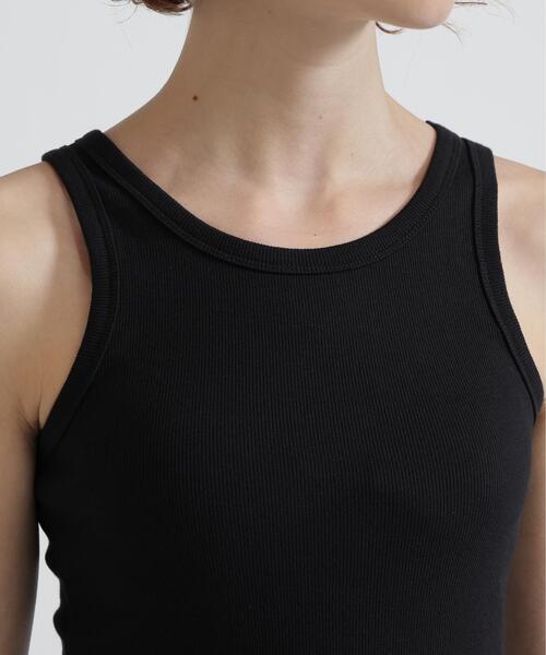 AVIREX（アヴィレックス）の「《DAILY/WOMAN》RIB TANK TOP（タンクトップ・レディース・ブラック/ホワイト・M/S）」の6枚目の写真