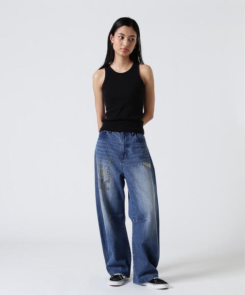 AVIREX（アヴィレックス）の「《DAILY/WOMAN》RIB TANK TOP（タンクトップ・レディース・ブラック/ホワイト・M/S）」の11枚目の写真