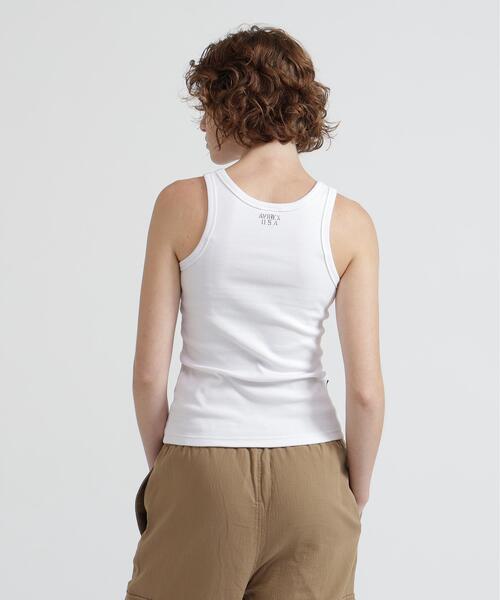 AVIREX（アヴィレックス）の「《DAILY/WOMAN》RIB TANK TOP（タンクトップ・レディース・ブラック/ホワイト・M/S）」の15枚目の写真