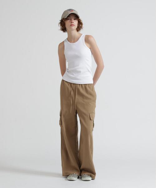 AVIREX（アヴィレックス）の「《DAILY/WOMAN》RIB TANK TOP（タンクトップ・レディース・ブラック/ホワイト・M/S）」の17枚目の写真
