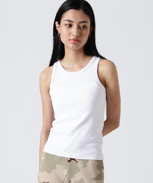 AVIREX（アヴィレックス）の「《DAILY/WOMAN》RIB TANK TOP（タンクトップ・レディース・ブラック/ホワイト・M/S）」の18枚目の写真