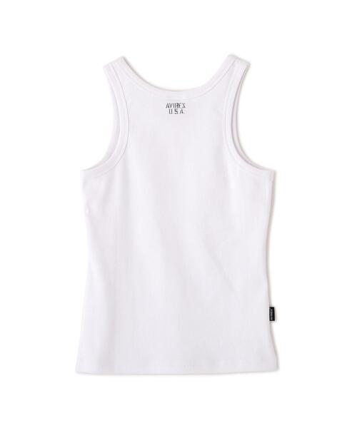 AVIREX（アヴィレックス）の「《DAILY/WOMAN》RIB TANK TOP（タンクトップ・レディース・ブラック/ホワイト・M/S）」の20枚目の写真