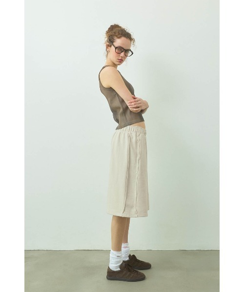 ALEXIA STAM（アリシアスタン）の「French Terry Shorts /裏毛ハーフパンツ（その他パンツ・レディース・ベージュ/ブラウン/ベビーピンク・S/M）」の8枚目の写真