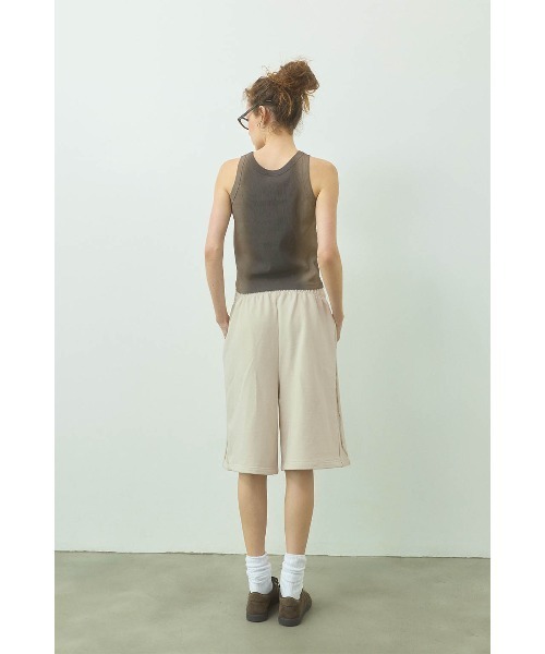 ALEXIA STAM（アリシアスタン）の「French Terry Shorts /裏毛ハーフパンツ（その他パンツ・レディース・ベージュ/ブラウン/ベビーピンク・S/M）」の9枚目の写真