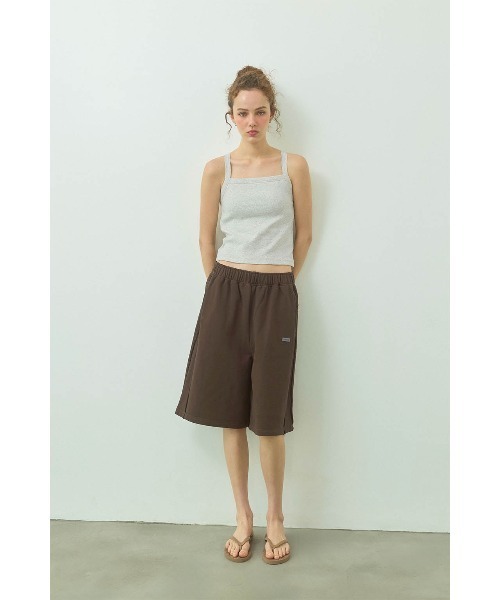 ALEXIA STAM（アリシアスタン）の「French Terry Shorts /裏毛ハーフパンツ（その他パンツ・レディース・ベージュ/ブラウン/ベビーピンク・S/M）」の4枚目の写真