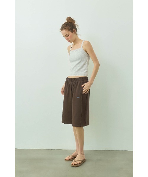 ALEXIA STAM（アリシアスタン）の「French Terry Shorts /裏毛ハーフパンツ（その他パンツ・レディース・ベージュ/ブラウン/ベビーピンク・S/M）」の5枚目の写真