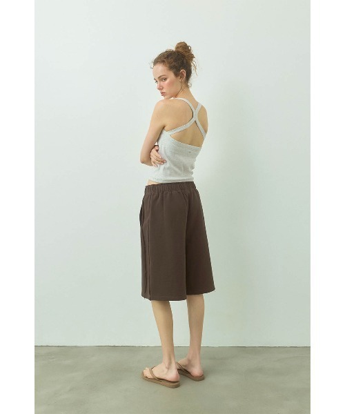 ALEXIA STAM（アリシアスタン）の「French Terry Shorts /裏毛ハーフパンツ（その他パンツ・レディース・ベージュ/ブラウン/ベビーピンク・S/M）」の6枚目の写真