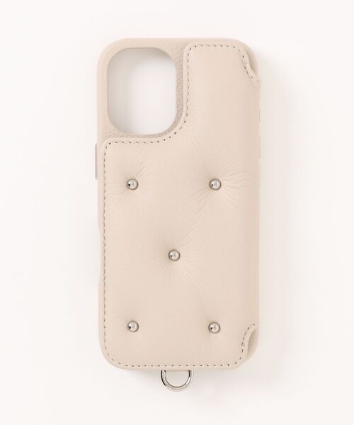 DEMIU(デミュウ)の「【DEMIU】BALLON CINQ iPhone17(スマホケース/カバー・レディース・ブラック/グレイッシュベージュ/イエロー系その他/ベージュ/ライトパープル/オレンジ/オフホワイト/グリーン/ピンク・FREE)」の1枚目の写真