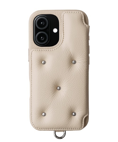 DEMIU(デミュウ)の「【DEMIU】BALLON CINQ iPhone17(スマホケース/カバー・レディース・ブラック/グレイッシュベージュ/イエロー系その他/ベージュ/ライトパープル/オレンジ/オフホワイト/グリーン/ピンク・FREE)」の1枚目の写真