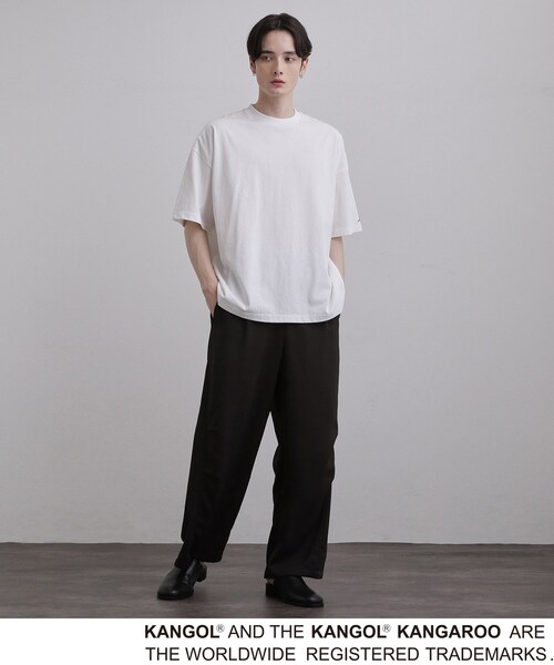 tk.TAKEO KIKUCHI(ティーケータケオキクチ)の「KANGOL バックプリントTシャツ(Tシャツ/カットソー・メンズ・ネイビー/ブラック/ホワイト・02/04/03)」の5枚目の写真